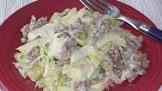 beef   cabbage alfredo