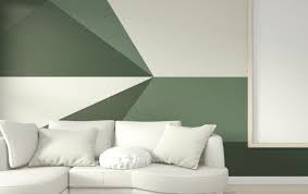 Geometric Wall Paint Design