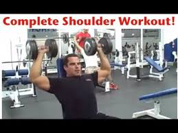 Complete Shoulder Workout Front Side Rear Delts Youtube