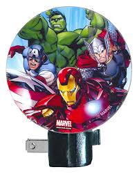 Amazon Com Marvel Avengers Night Light Hulk Captain America Thor Iron Man Baby