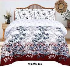 6 pcs branded comforter set king size