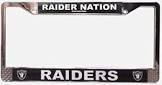 Oakland Raiders Premium Stainless License Plate Frame