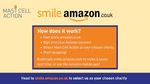 You can choose one from the provided list. Mastcellaction On Twitter Do You Shop On Amazon We Receive A Donation Every Time You Shop If You Sign Up For Amazon Smile And Select Us As Your Chosen Charity Sign Up