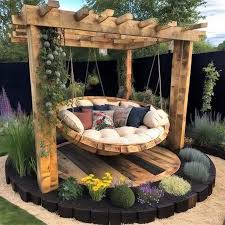 Outdoor Pergola Hanging Daybed The New