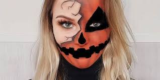 21 half face halloween makeup ideas