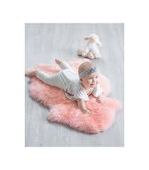 bubble gum pink sheepskin rug 2x3