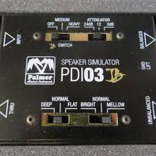 palmer pdi 05 stereo speaker simulator