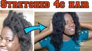 how to stretch 4c natural hair safely