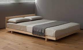 kobe japanese style bed with headboard