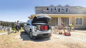 It appears to be well lit, and there are two bins that can. Ford S Electric F 150 Lightning Offers Speed Grunt A Big Frunk The Lima News