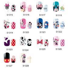 NEW 14 Tips NAIL Art Full Cover Self Adhesive Stickers Polish Foil Transfer  Tips Wrap Mickey Minnie Mouse Cartoon Decal Manicure|stickers bike|stickers  winnie the poohmanicure pillow - AliExpress