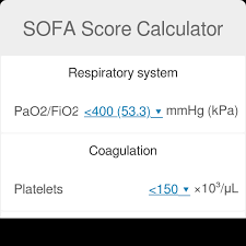 sofa score calculator