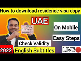 residence visa copy in dubai