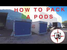pods with items from storage units