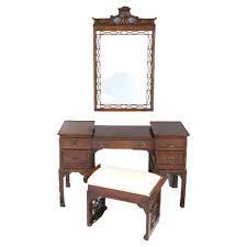 dressing table with a mirror