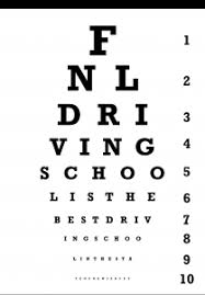 Eye Test At The Dmv Vision Test Chart Dmv Eye Test Chart