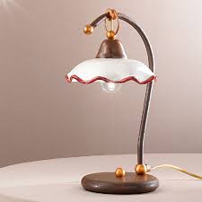 Io sarò il frutto dell'acacia e la sua voce. Chiara Table Lamp In Ceramic With A Classic Design Abat Jour Rustic Bedside Tables