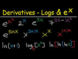 derivatives of exponential functions
