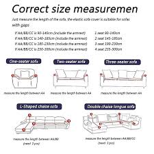 1 2 3 4 Seater Elastic Sofa Slipcovers