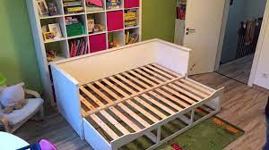 Ikea hemnes bett tagesbettgestell 3 schubladen, weiß, 80x200 cm, ausziehbar. Maya S Neues Ikea Hemnes Bett Youtube