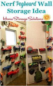 Now that's a nerf gun if i've ever seen one. Nerf Storage Organization Ideas For Blasters Accessories