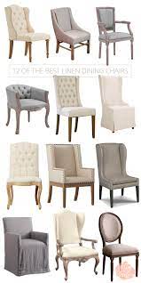 Elegant and comfortable dining room chairs. 12 Of The Best Linen Dining Chairs For Your Dining Room