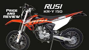rusi kr y 150cc dirt bike specs and