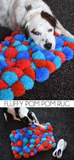 fluffy pom pom rug dream a little bigger