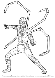 Great collection of free spiderman coloring pages! Learn How To Draw Iron Spider From Avengers Infinity War Avengers Infinity War Step By Step Superhero Coloring Pages Superhero Coloring Spiderman Coloring