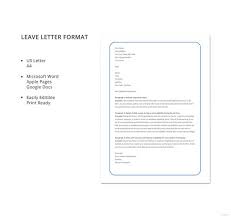 Office Leave Letter Format Pdf Trisa Moorddiner Co Www Com