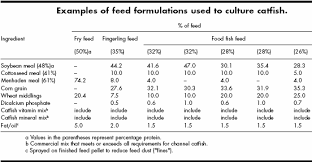 Catfish Nutrition Feeds And Feed Formulation The Fish Site