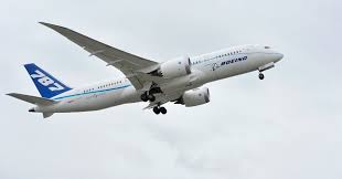 boeing 787 takes to sky in first flight