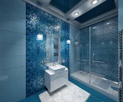  Badezimmer Grau Mit Mosaik Blau Fur Design Begehbare Dusche Glas  Schiebetueren Fliesen Gispatcher Com