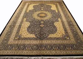 qum ahmadi silk persian rug item is 205