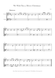Digital downloads are downloadable sheet music files that can be viewed directly on your computer, tablet or mobile device. We Wish You A Merry Christmas Sheet Music For Violin Viola Duet 8notes Com