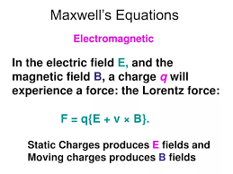 Ppt Maxwell S Equations Powerpoint