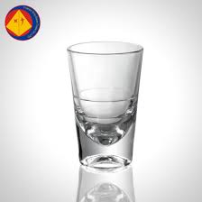 clear ceramic shot glass tequila
