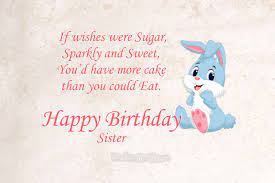 beautiful birthday wishes for sister