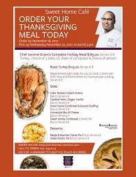 Celebrate thanksgiving day with a traditional american spread, including roast turkey with all the trimmings and indulgent pumpkin or pecan pie. Have Your Thanksgiving Meal Catered By Nmaahc S Sweet Home Cafe National Museum Of African American History And Culture