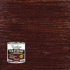 Select from different mahogany wood stains with varying colors, dryability, and wearability. Varathane 8 Oz Mahogany Satin Oil Based Interior Stain And Polyurethane 339616 The Home Depot