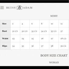 Betsy And Adam Dress Size Chart Photo Dress Wallpaper Hd Aorg