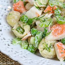 crab pasta salad healthy easy