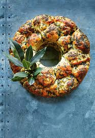 How to make danish christmas bread wreath recipe jule Potato And Herb Bread Wreath House Garden