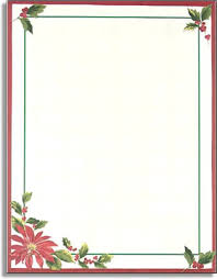 Holiday Seasonal Christmas Stationery Papers 8 5 X 11 Classic