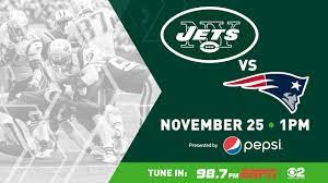 GAMEDAY GUIDE: Jets vs. Patriots (11/25)