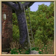 The Sims Resource Decorative Wall Ladder