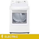 7.3 cu. ft. White Electric Dryer with Sensor Dry System DLE7150W LG