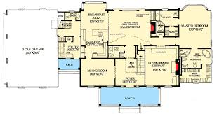 Colonial Home Plan With 2 Master Suites
