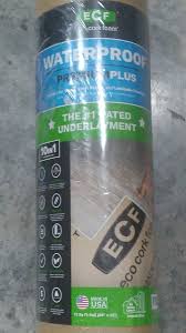 eco cork foam underlayment 75 sq ft the only one with a built in 6 mil vapor barrier