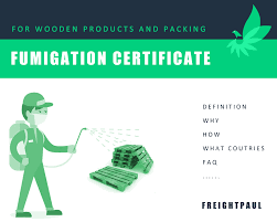 Fumigation Certificate : Pay Attention to Wooden Products and Packings When Import From China | FreightPaul